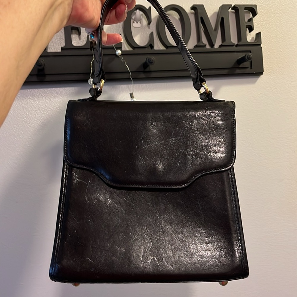 Brahmin Black Leather Bag